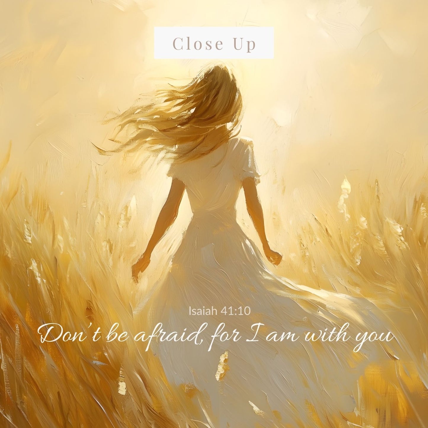 Held by Light | Isaiah 41:10 Canvas
