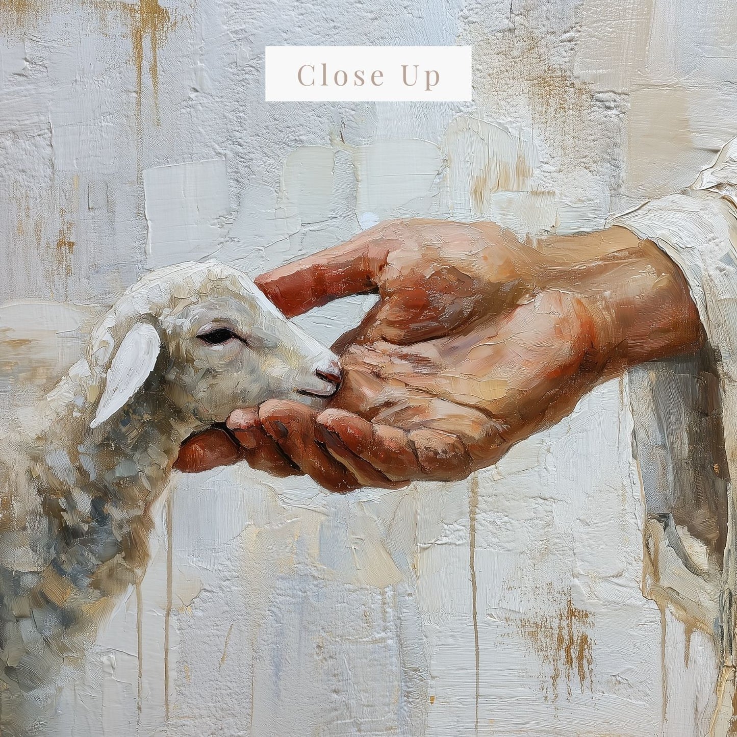 The Shepherd’s Gentle Hand | Canvas