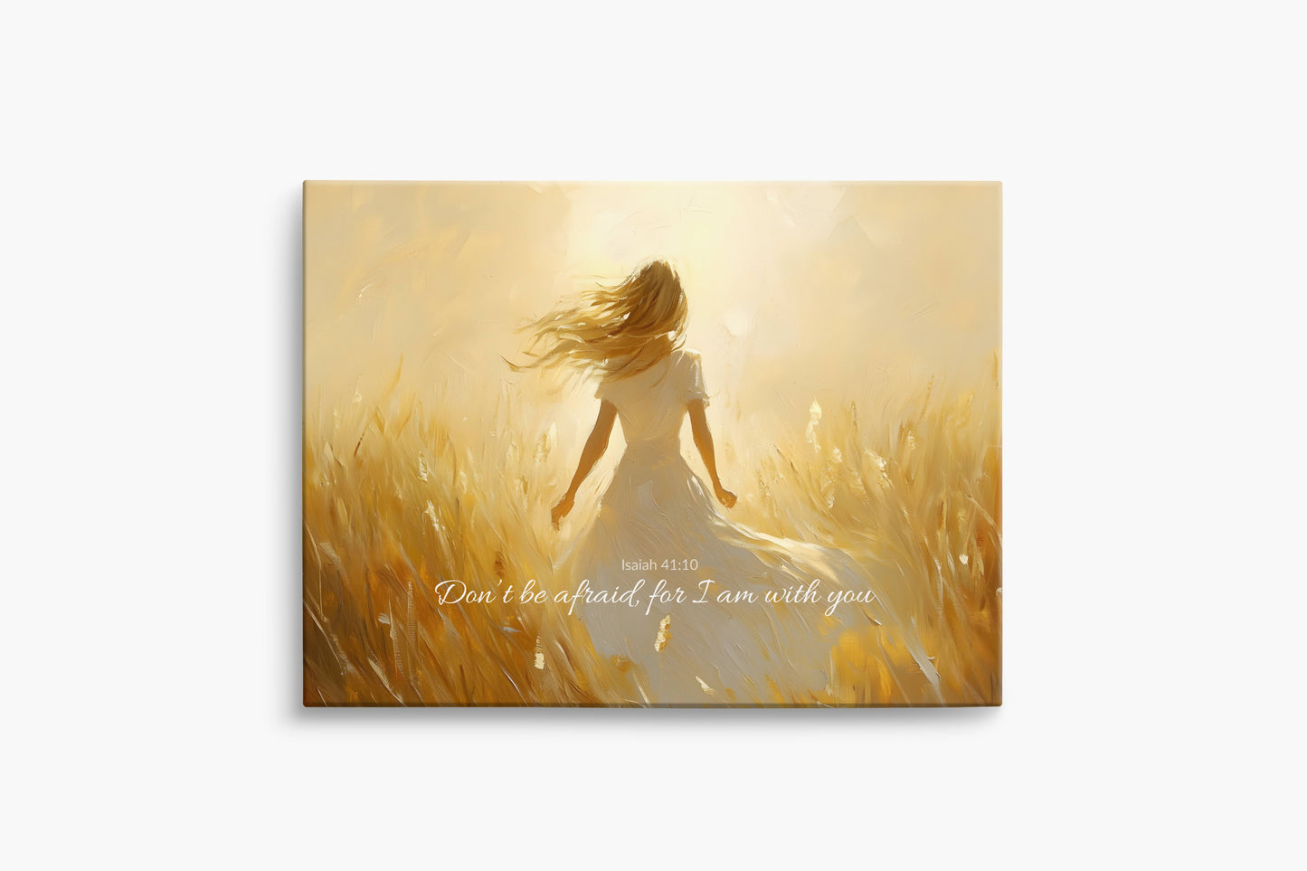 Held by Light | Isaiah 41:10 Canvas