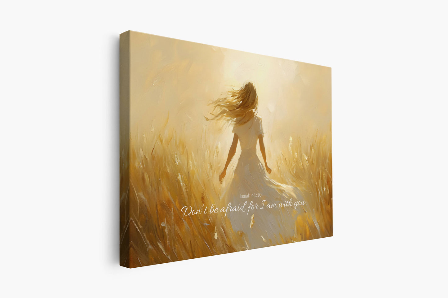 Held by Light | Isaiah 41:10 Canvas
