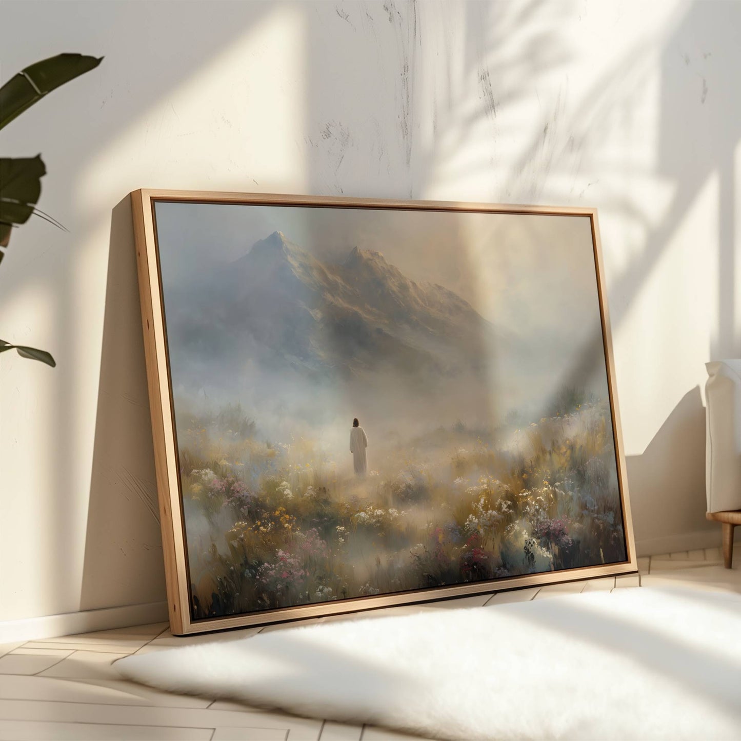 The Shepherd Among the Wildflowers | Canvas