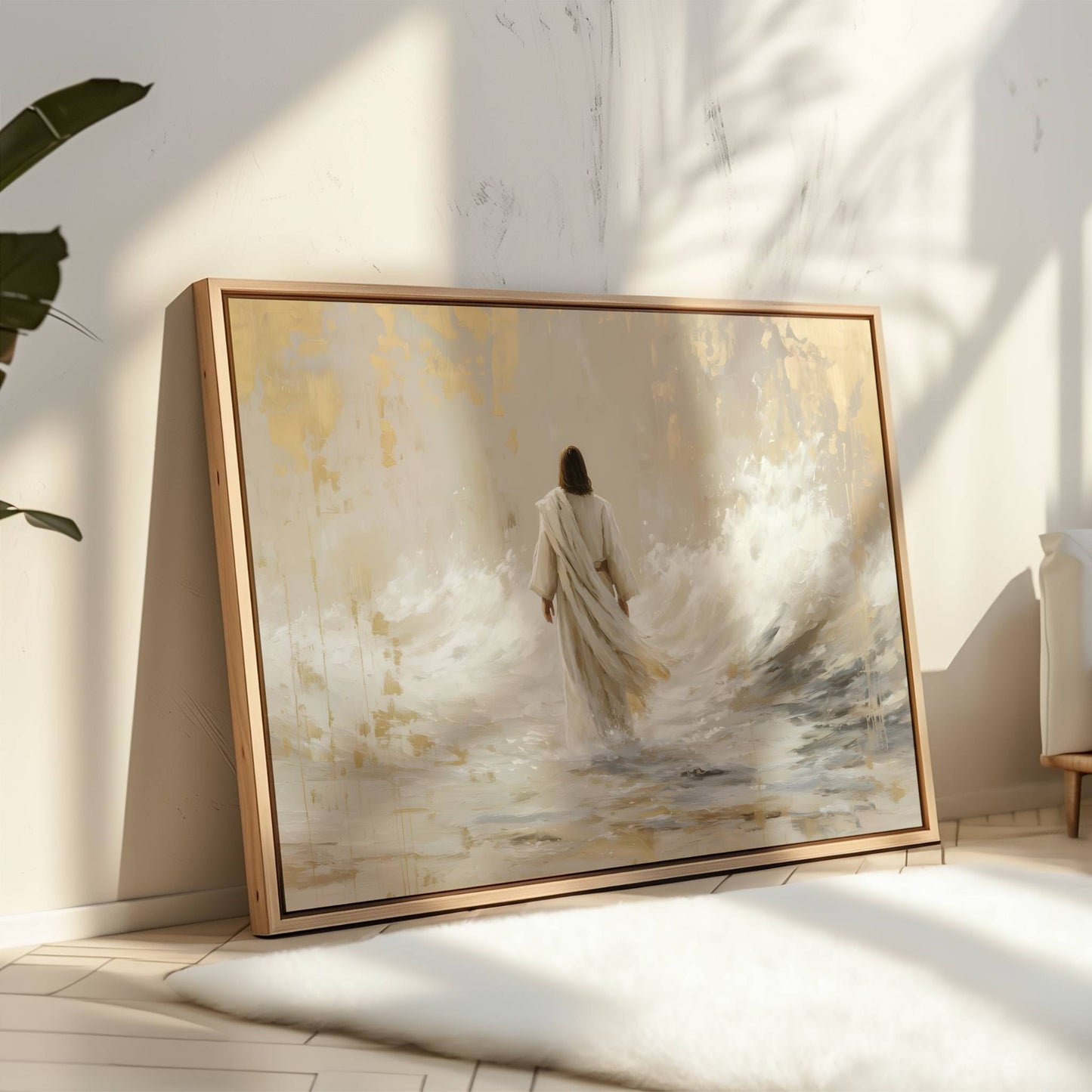 He Walked Upon the Storm | Canvas