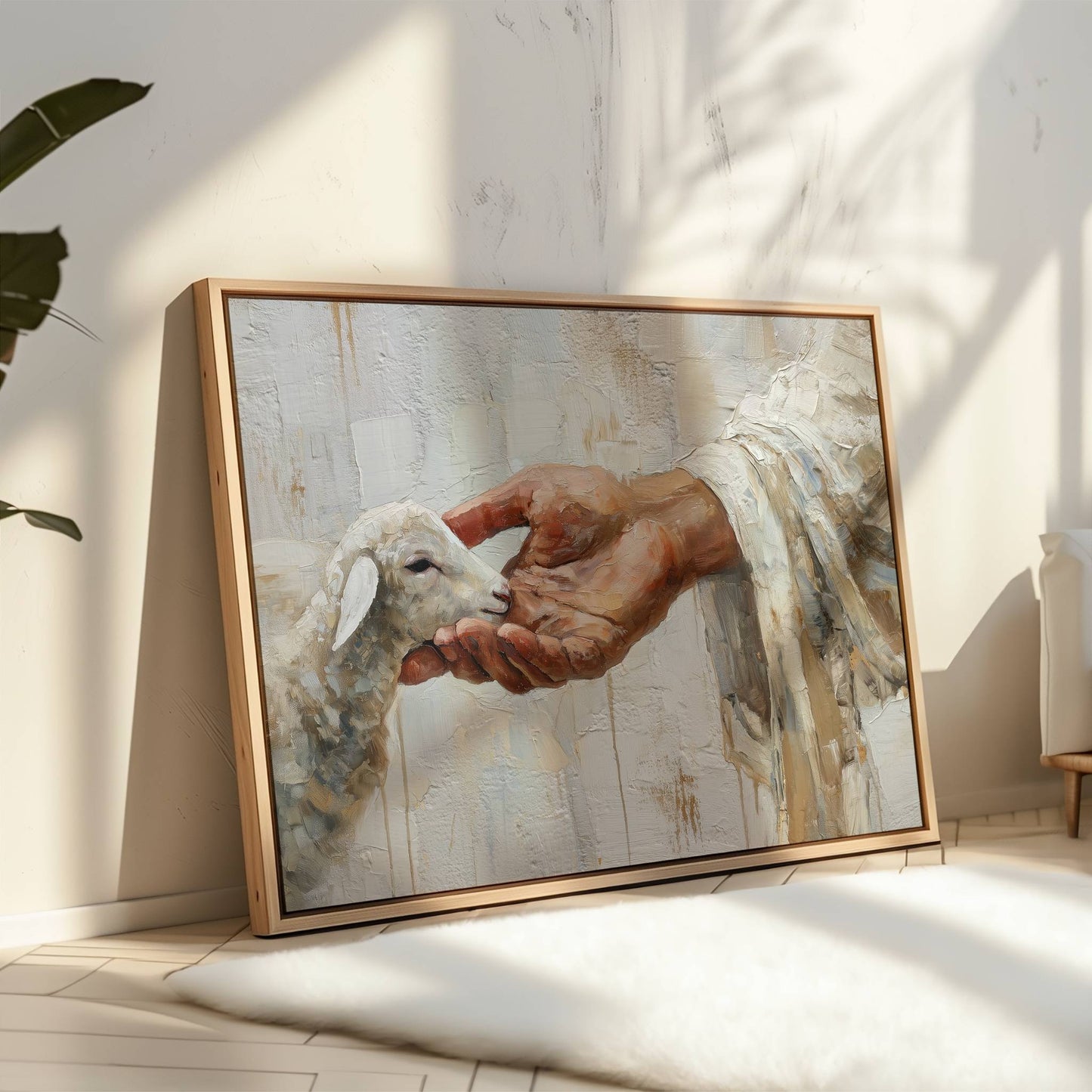 The Shepherd’s Gentle Hand | Canvas