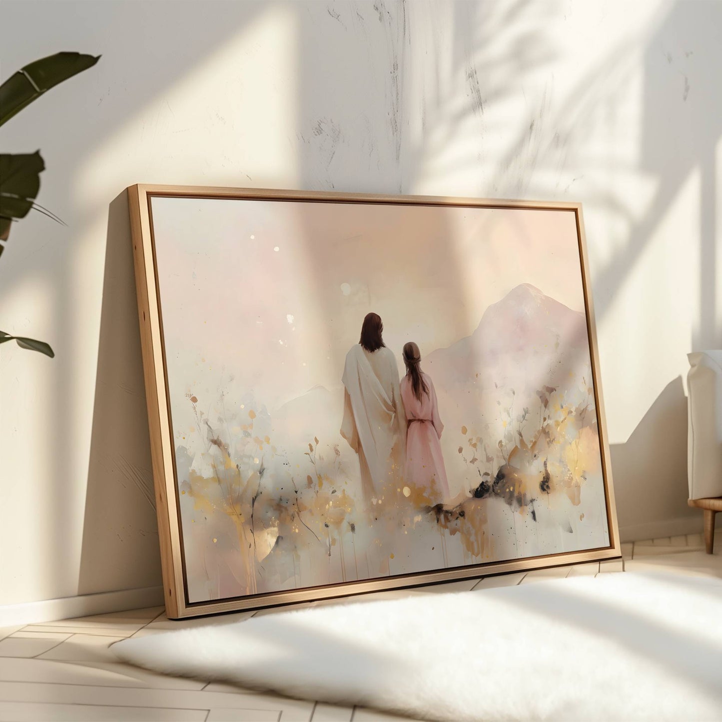 He Walks Beside You | Canvas