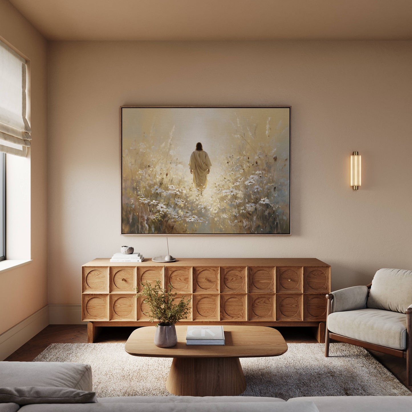 He Leads Me to Stillness | Canvas