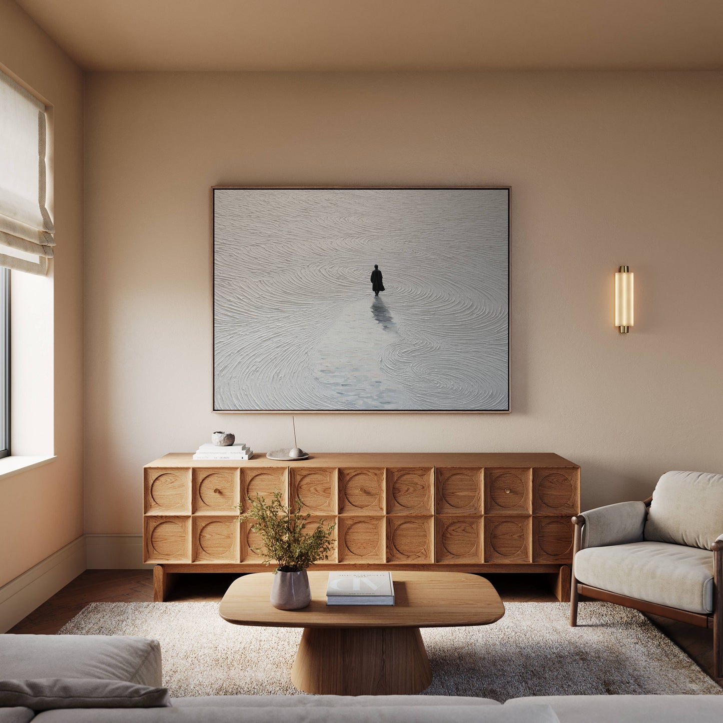 The Path Above the Waves | Canvas
