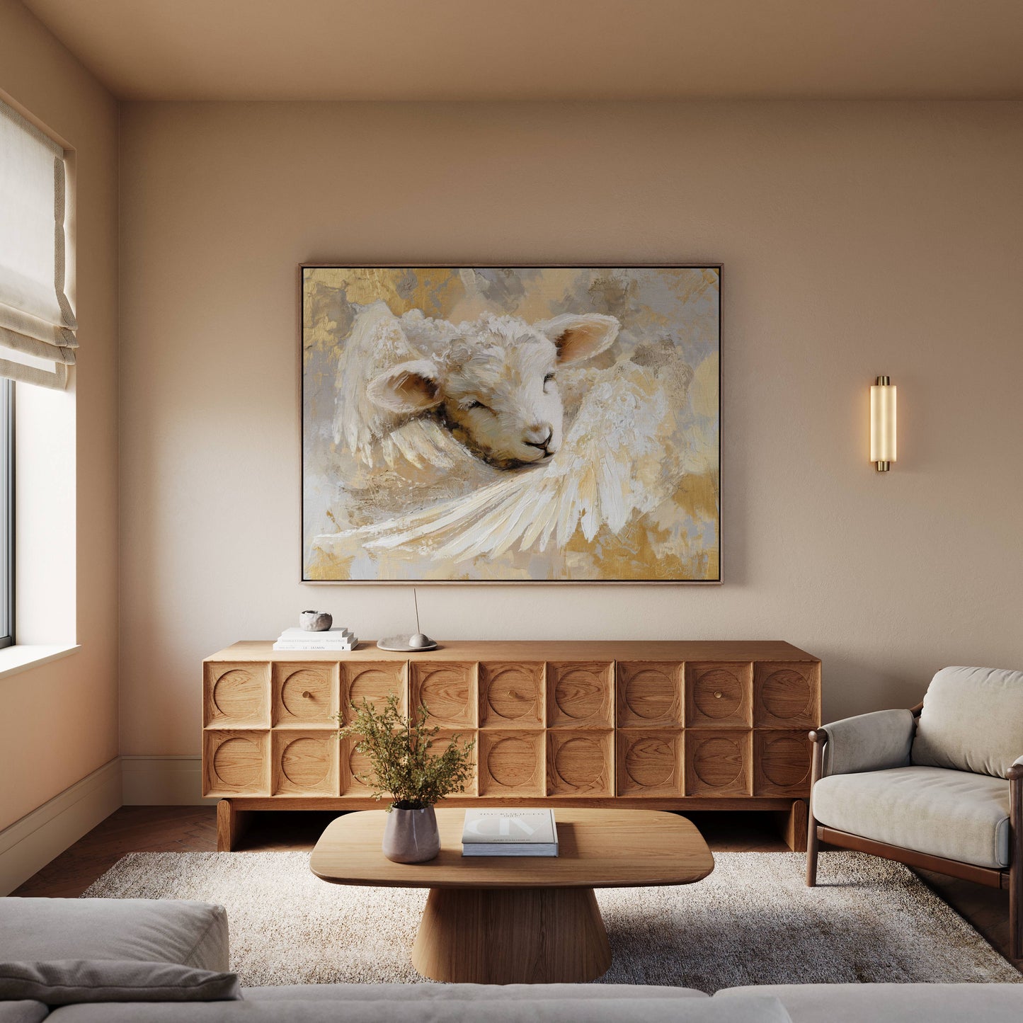 Kept in His Wings | Canvas