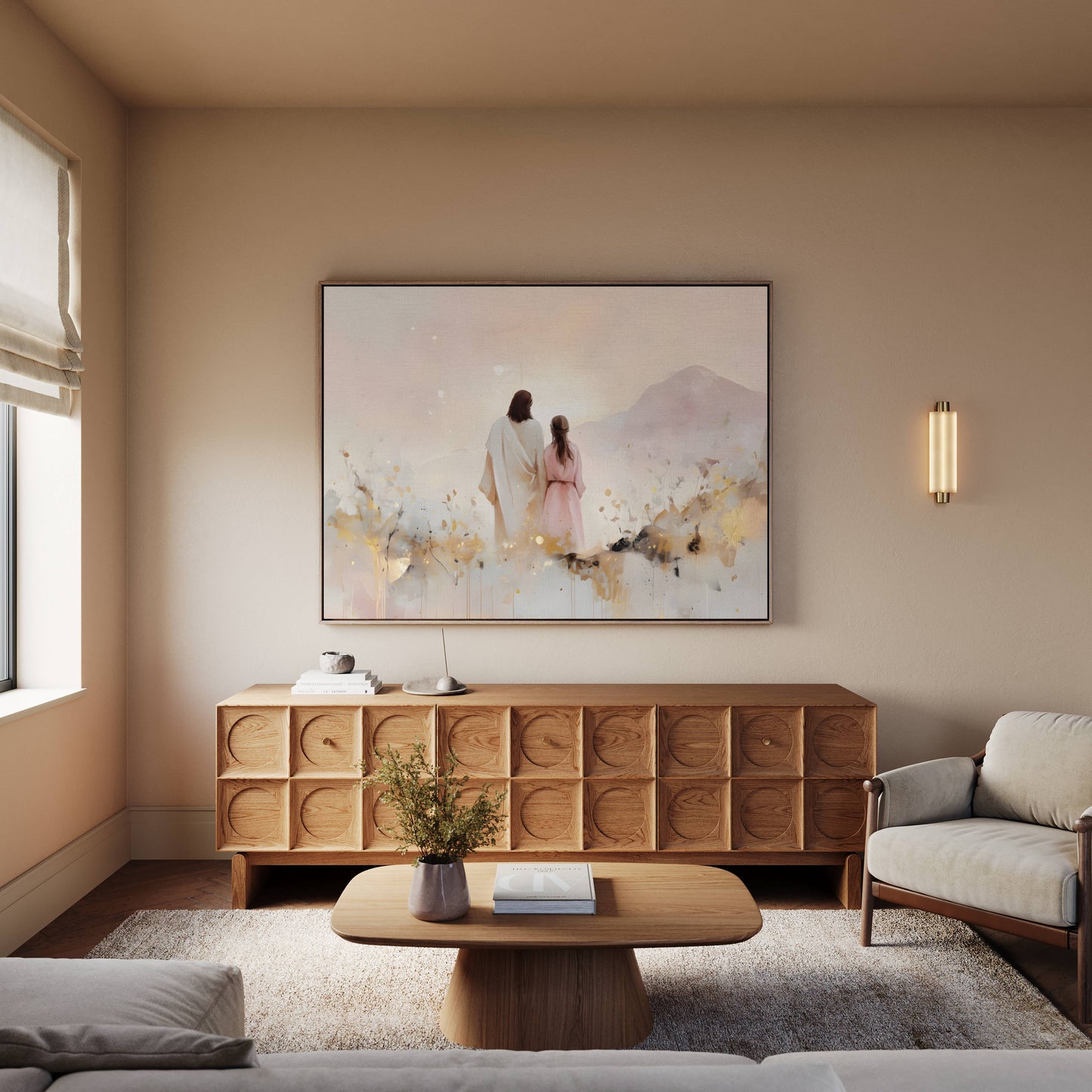 He Walks Beside You | Canvas