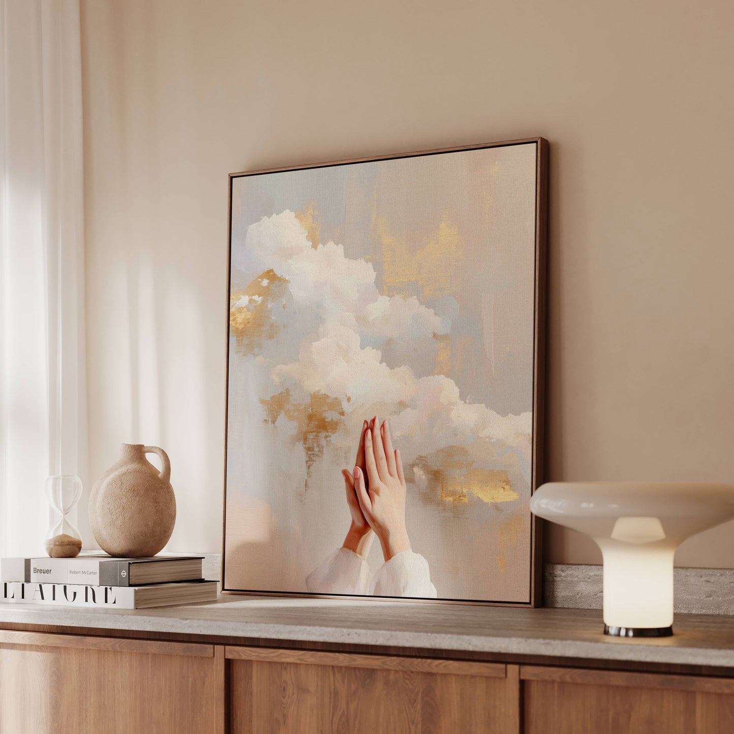 Hands Lifted to Heaven | Canvas