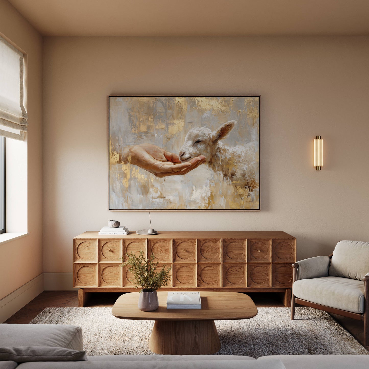 Safe in the Shepherd’s Care | Canvas