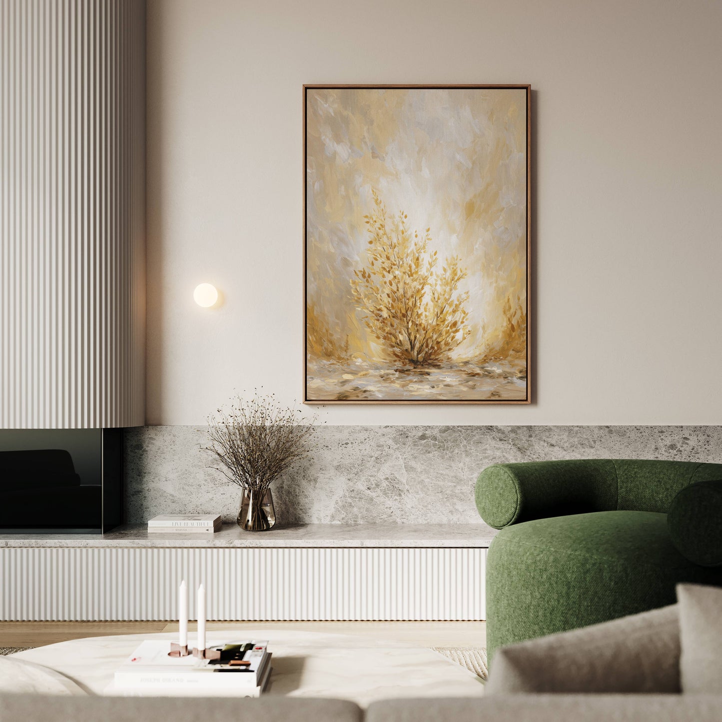 The Voice from the Flames | Canvas