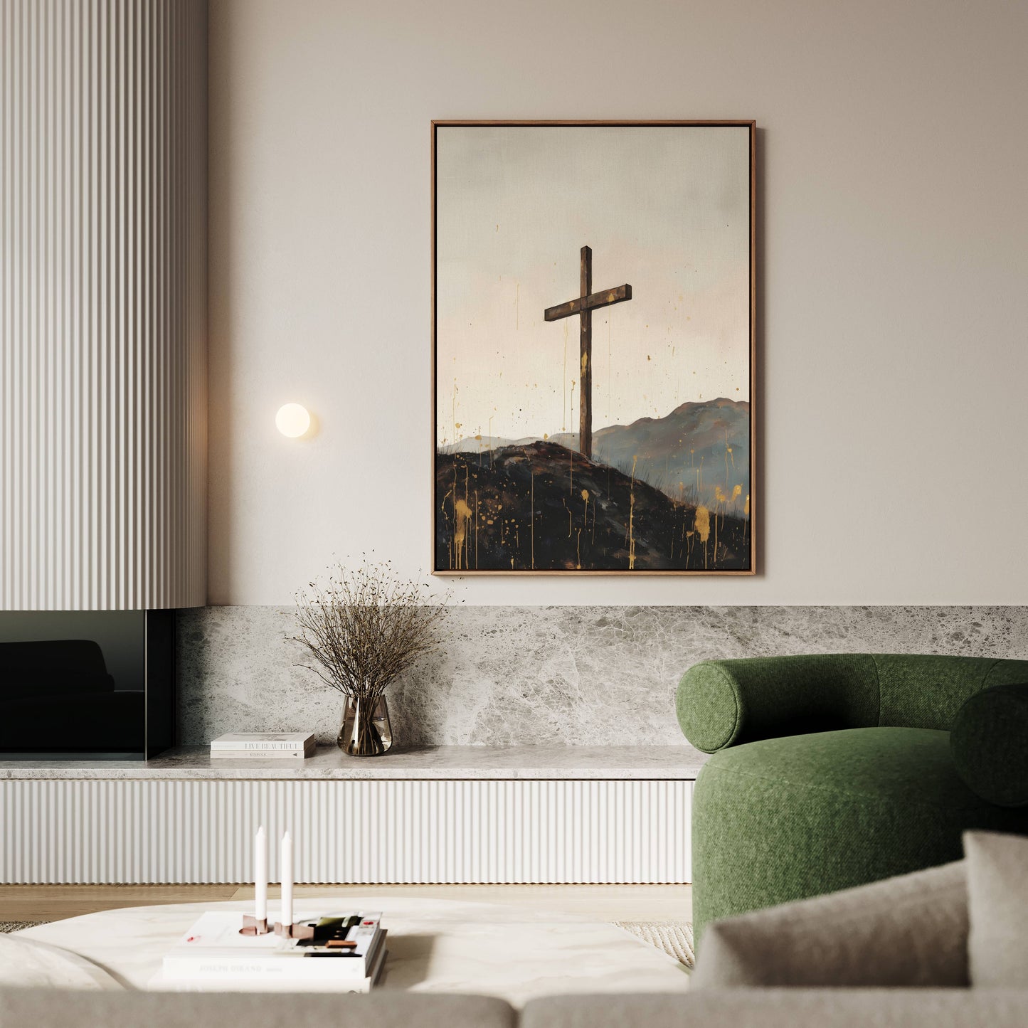 The Hill He Chose | Canvas
