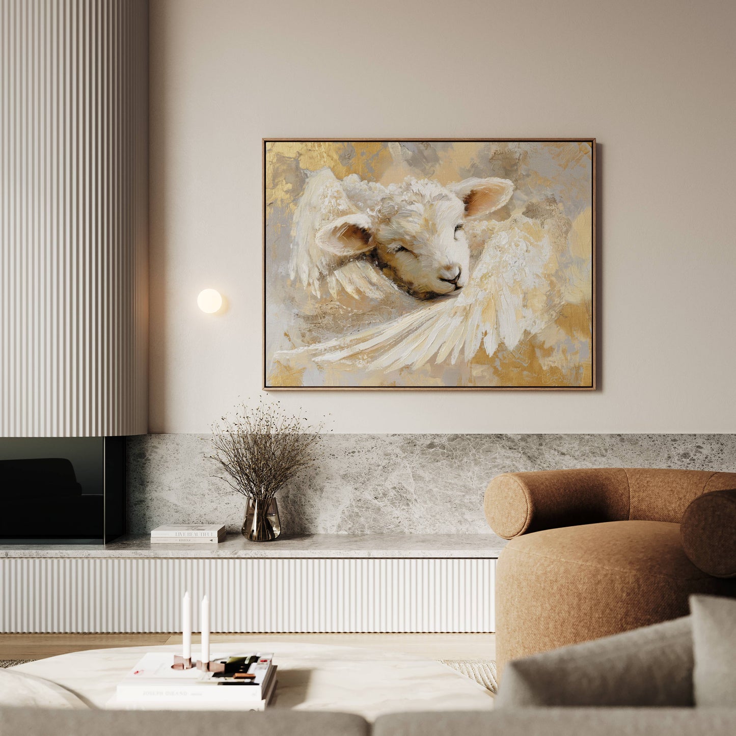 Kept in His Wings | Canvas