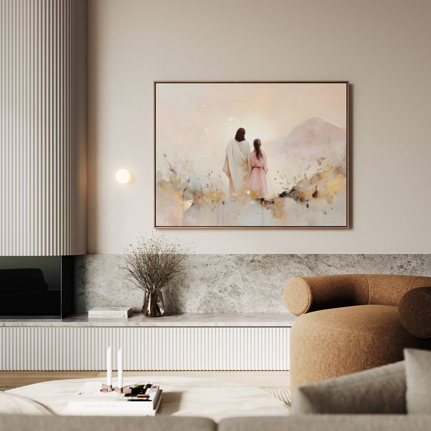 He Walks Beside You | Canvas