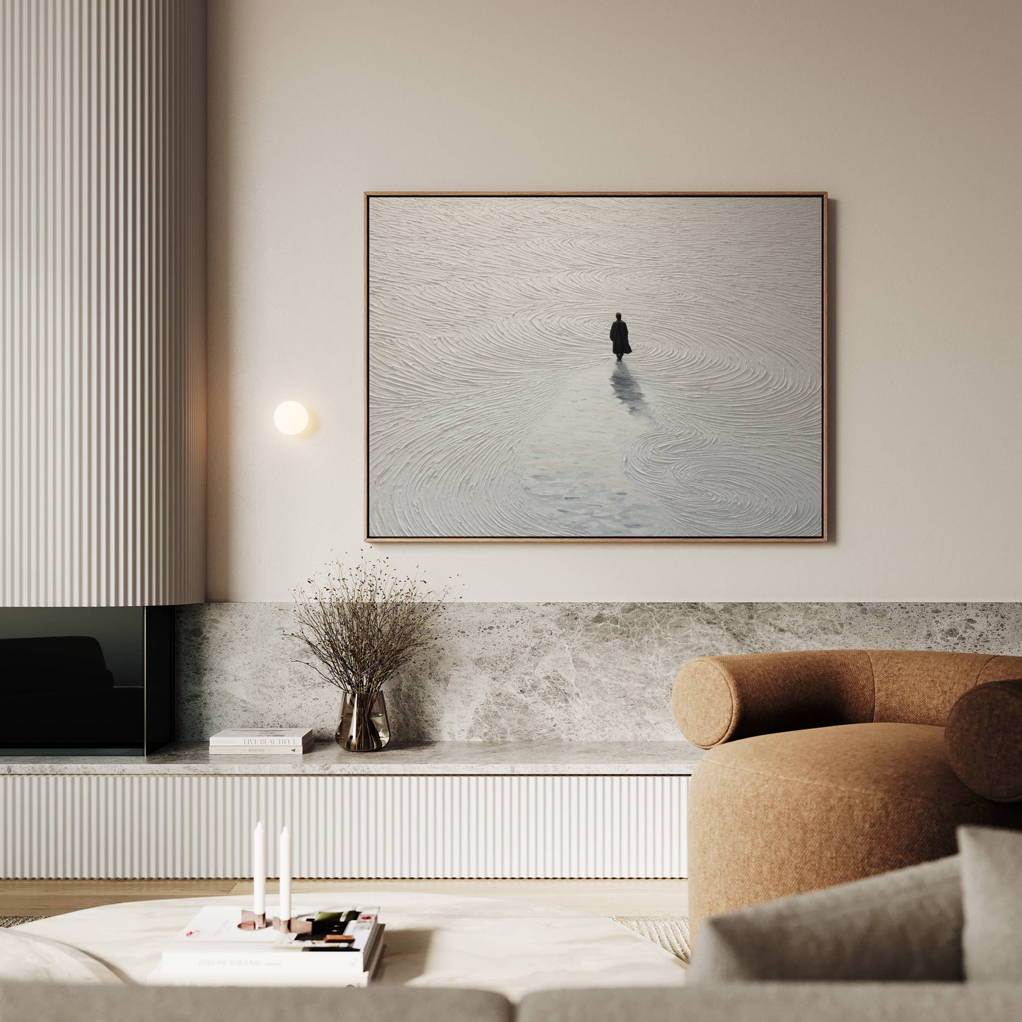 The Path Above the Waves | Canvas