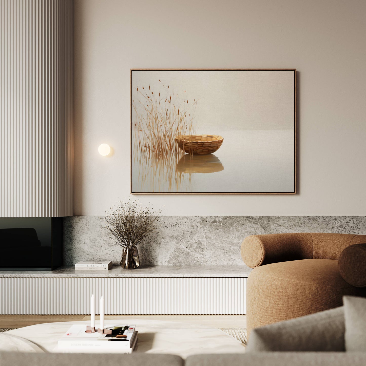 Hidden Among the Reeds | Canvas