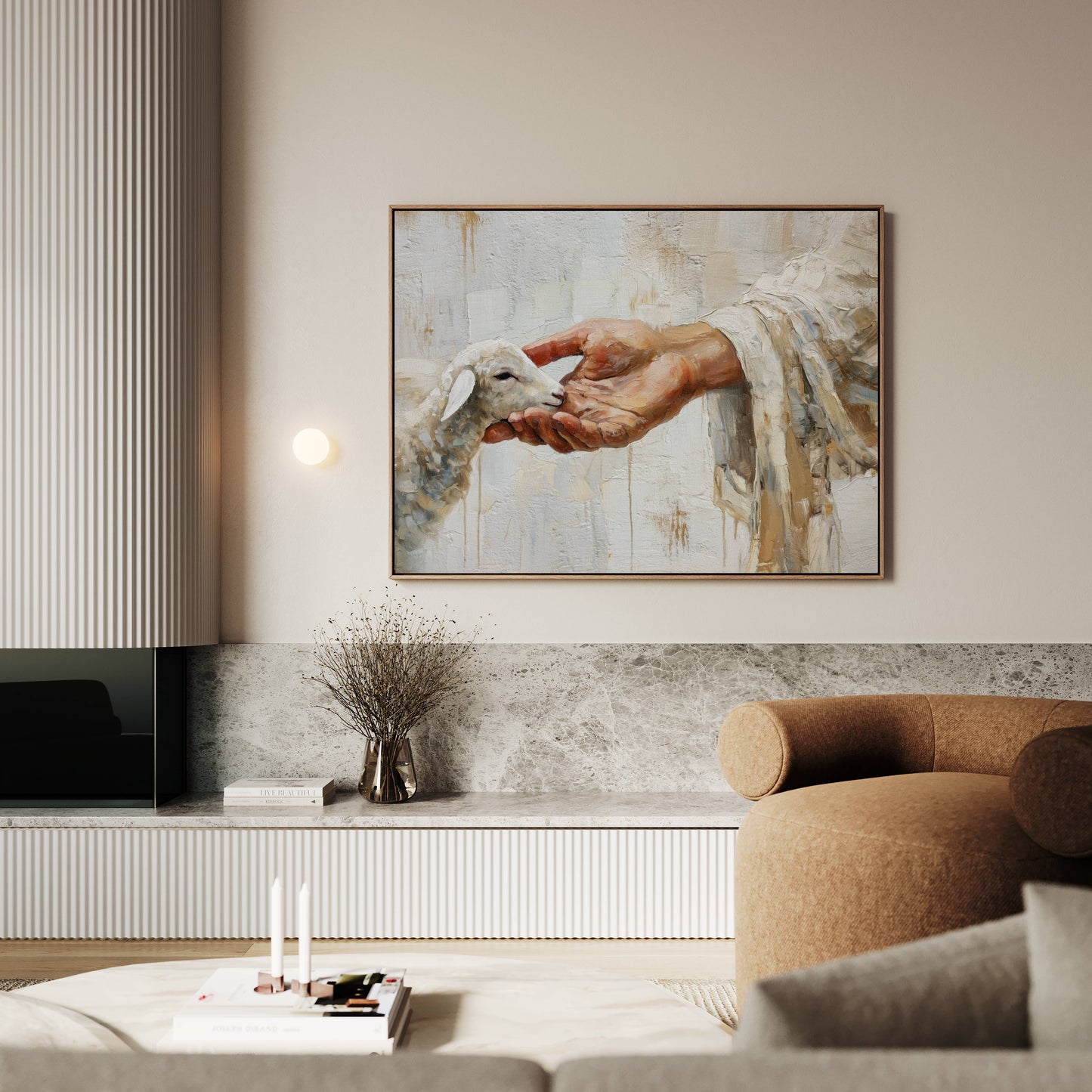The Shepherd’s Gentle Hand | Canvas