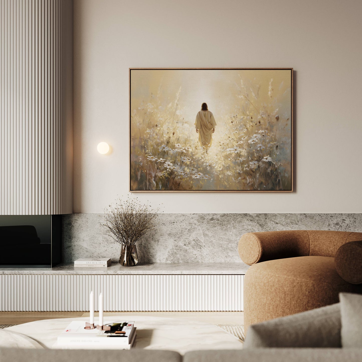 He Leads Me to Stillness | Canvas
