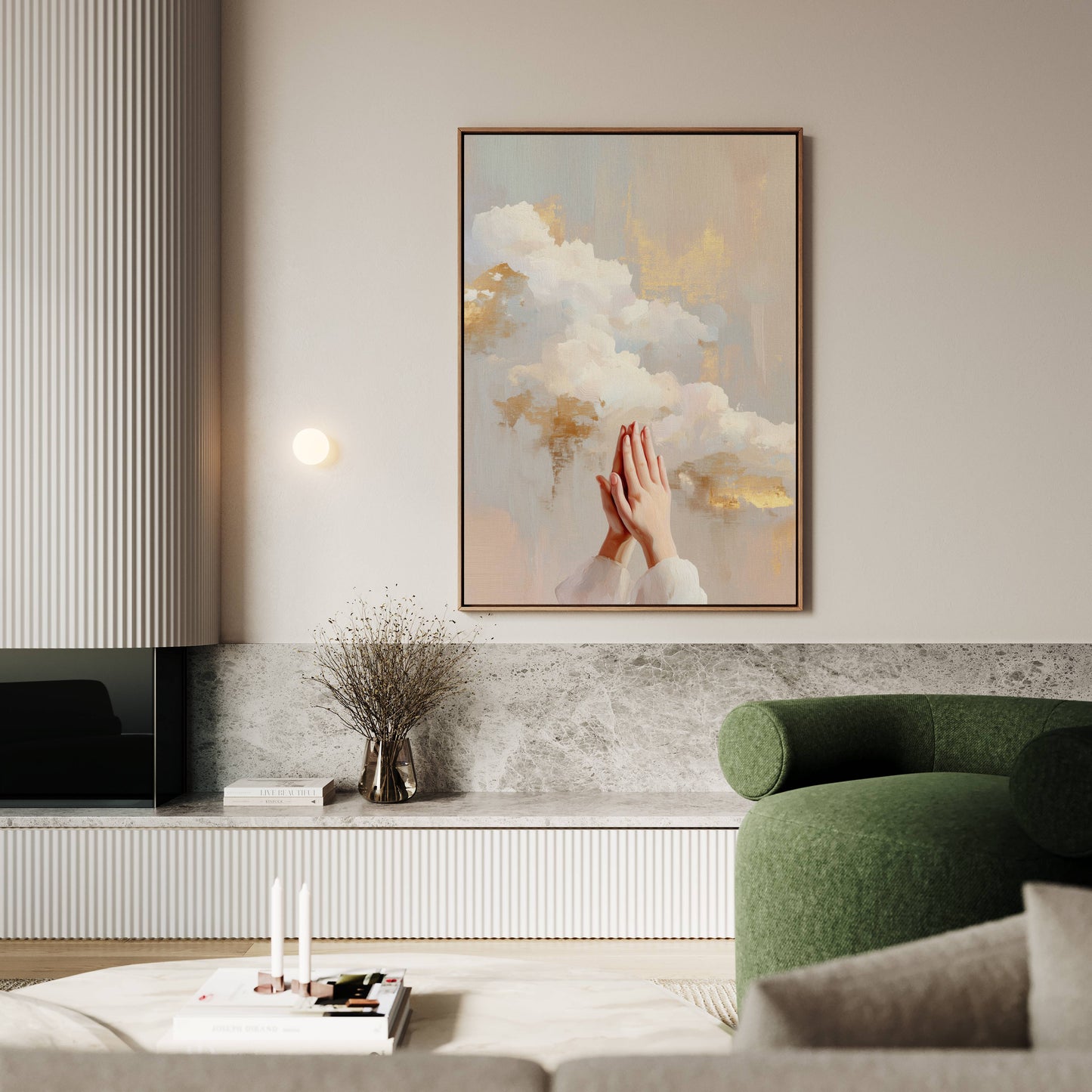 Hands Lifted to Heaven | Canvas