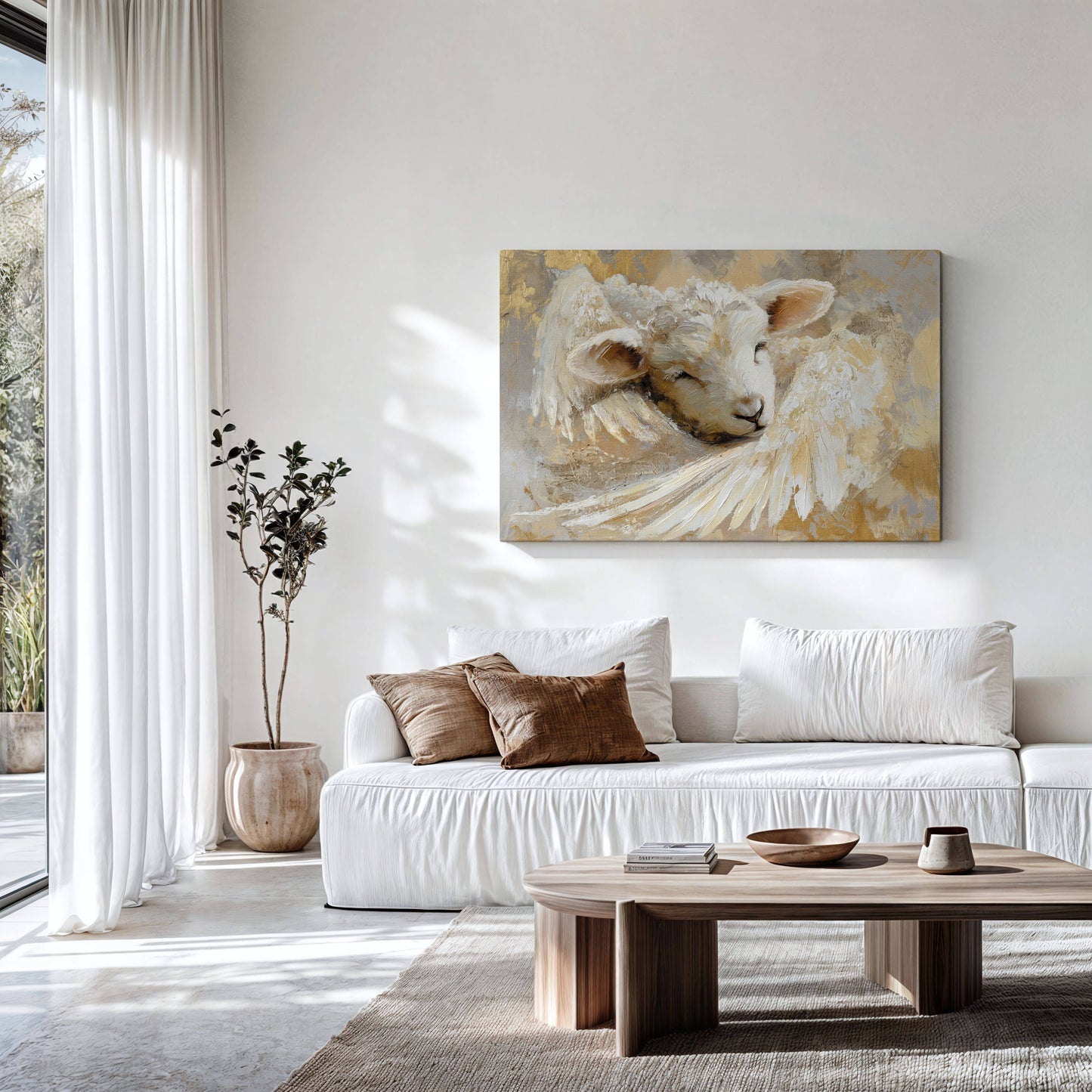 Kept in His Wings | Canvas