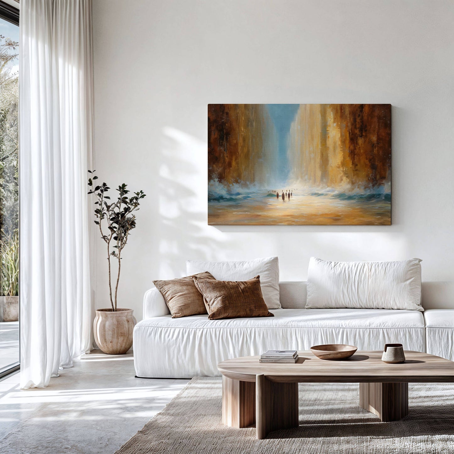 Walk Through the Waters | Canvas