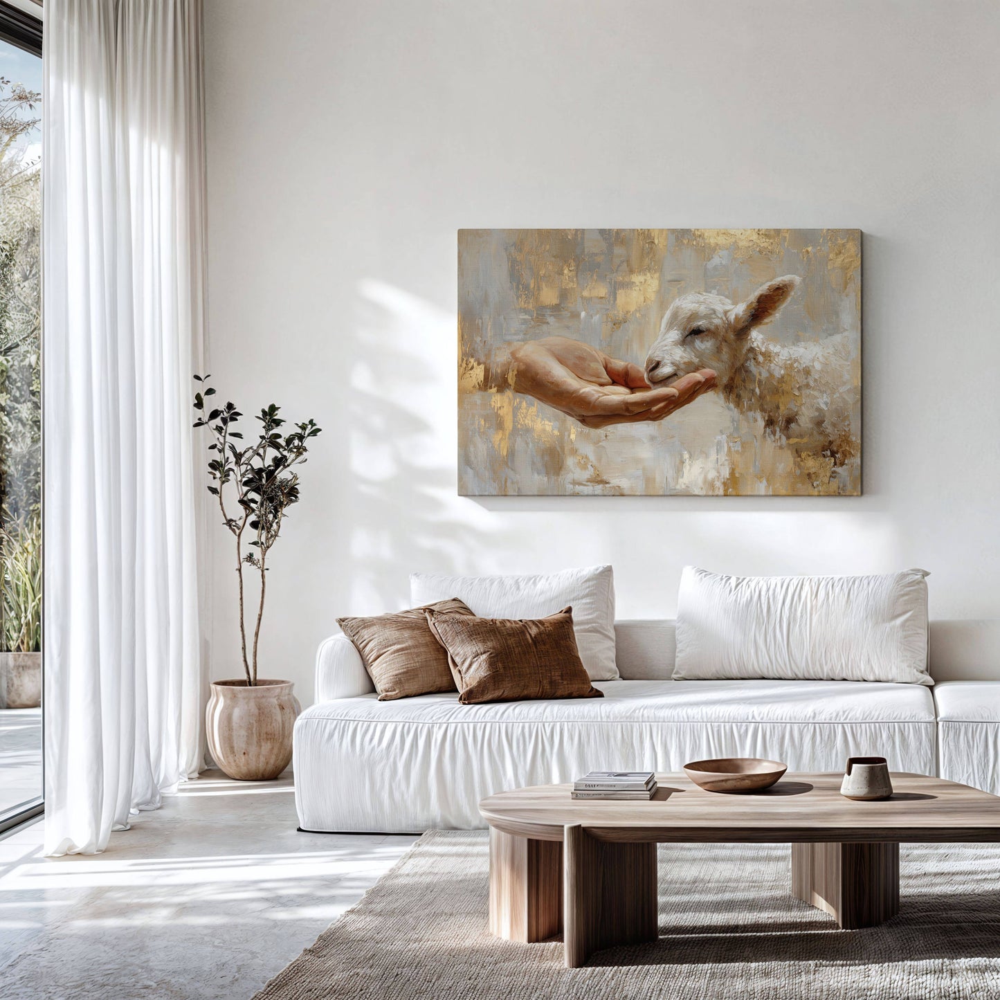 Safe in the Shepherd’s Care | Canvas