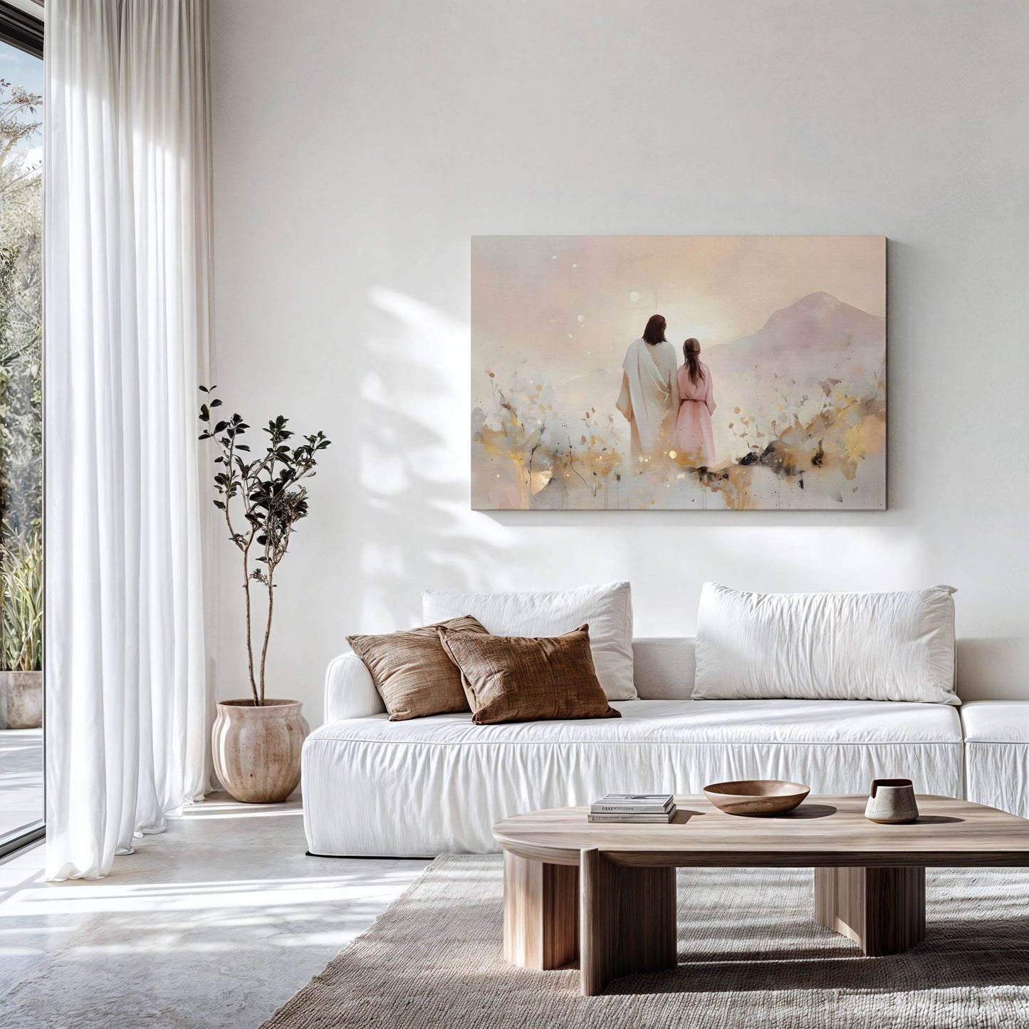 He Walks Beside You | Canvas