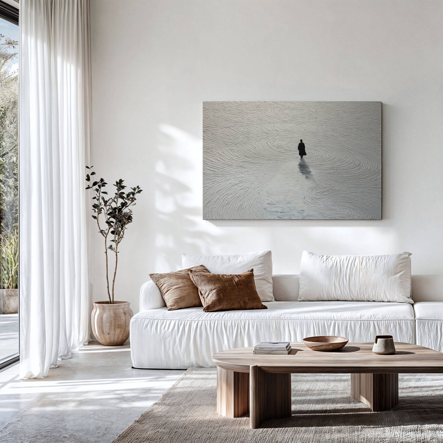 The Path Above the Waves | Canvas