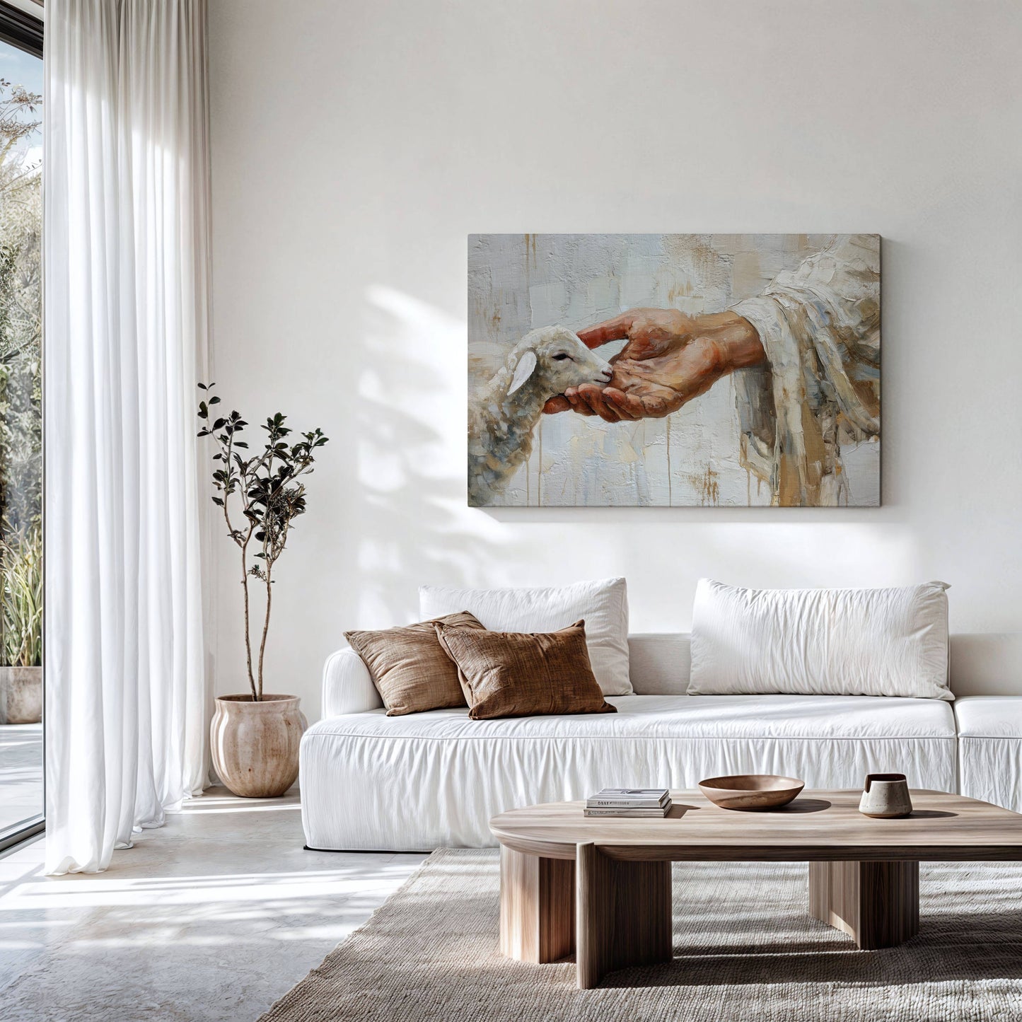 The Shepherd’s Gentle Hand | Canvas