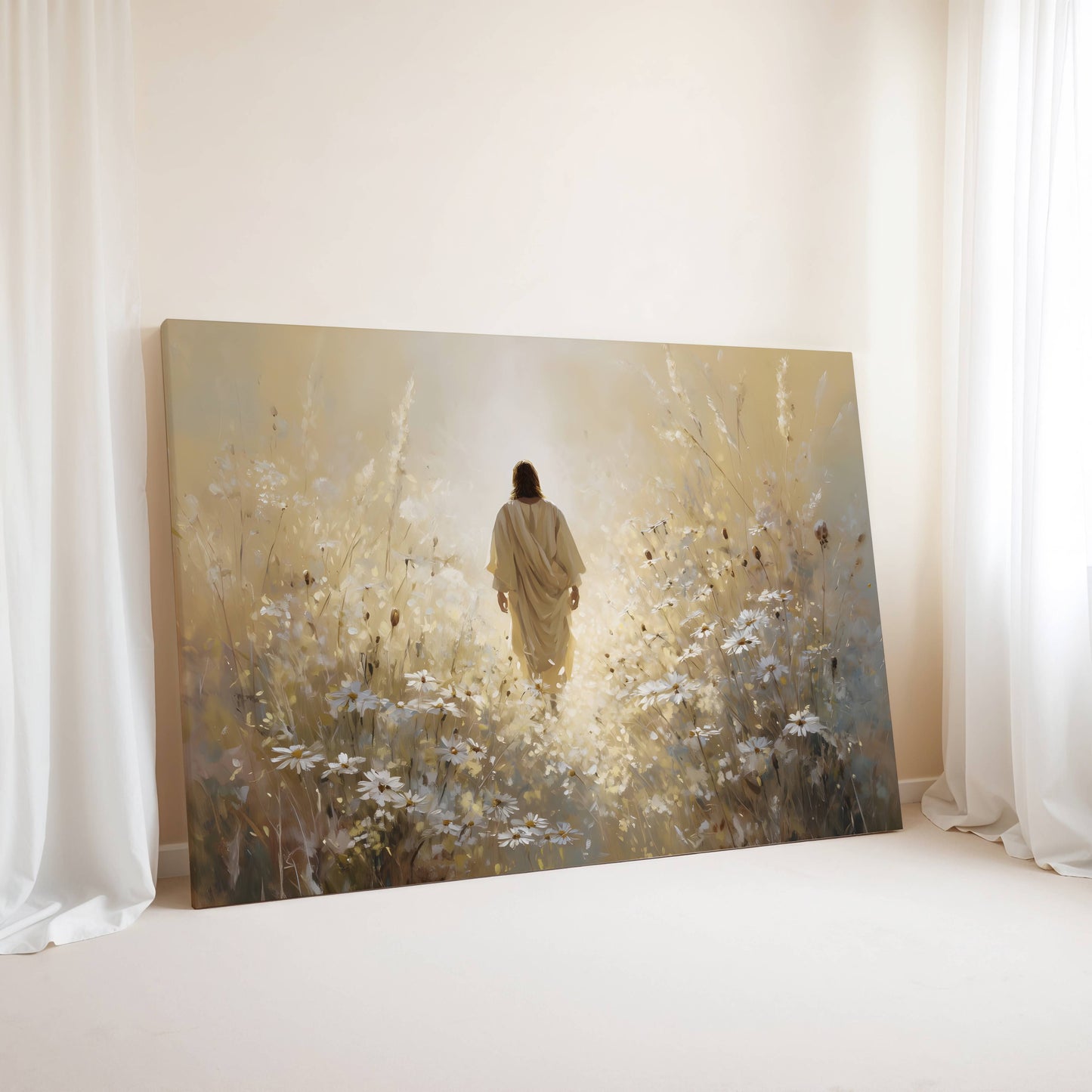 He Leads Me to Stillness | Canvas