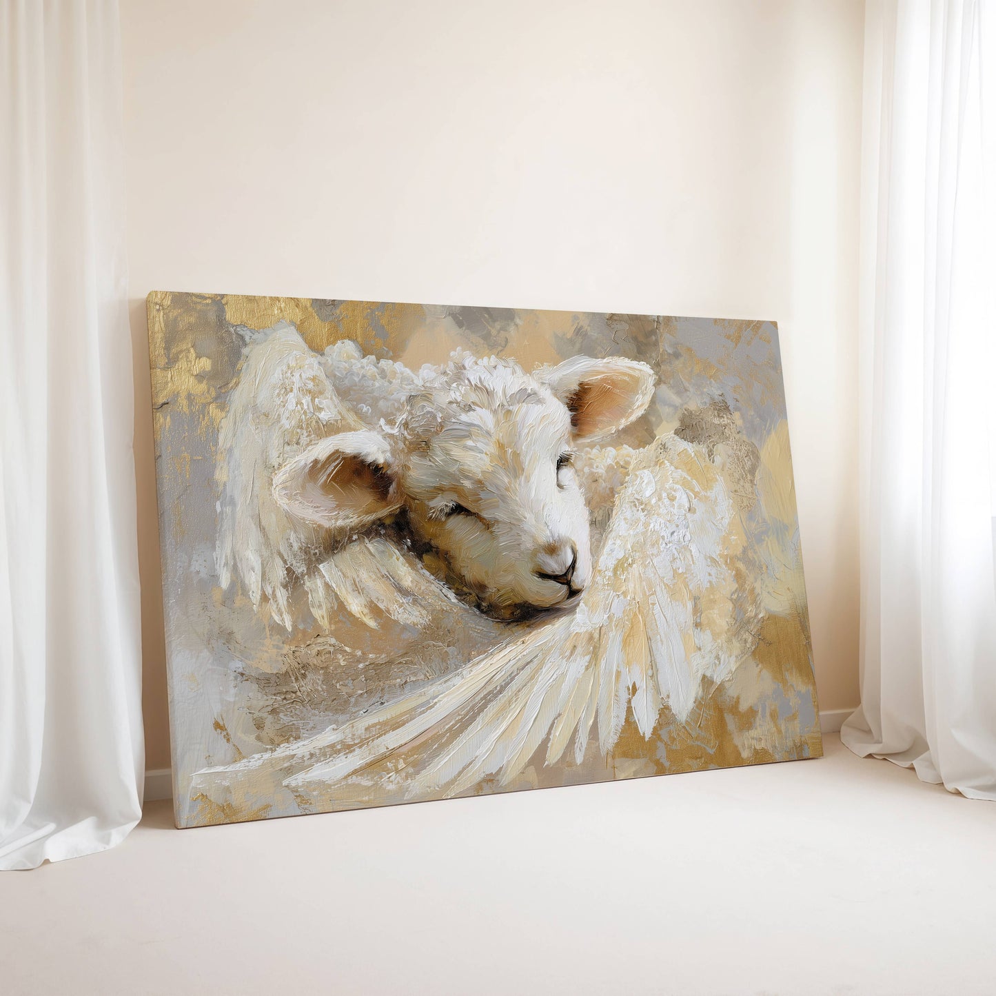 Kept in His Wings | Canvas
