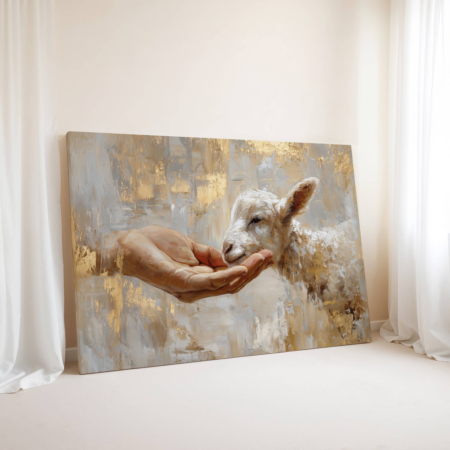 Safe in the Shepherd’s Care | Canvas