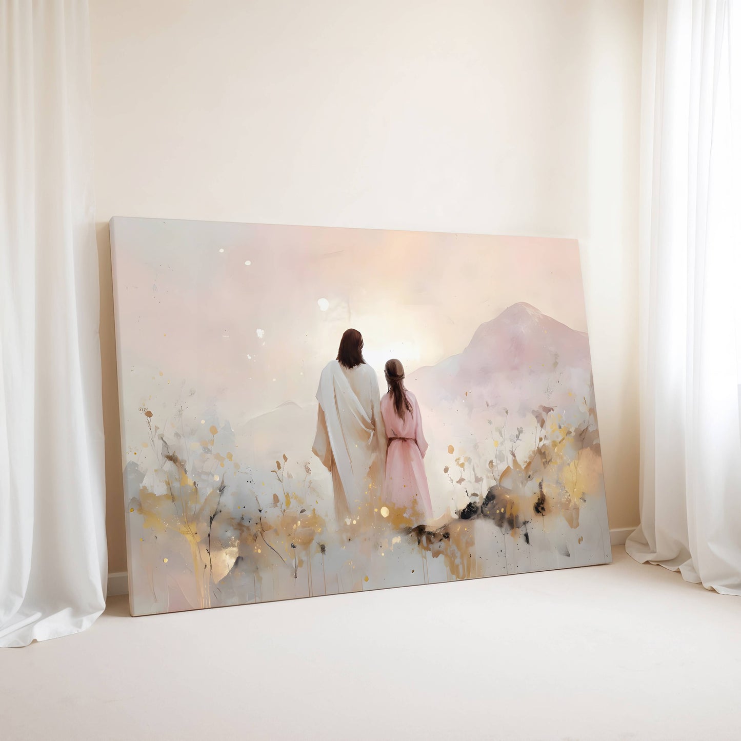 He Walks Beside You | Canvas