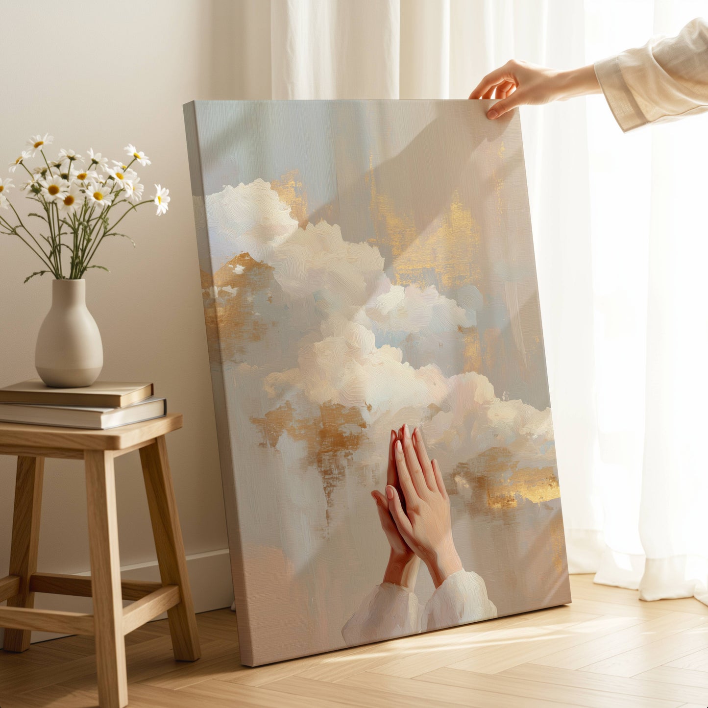 Hands Lifted to Heaven | Canvas