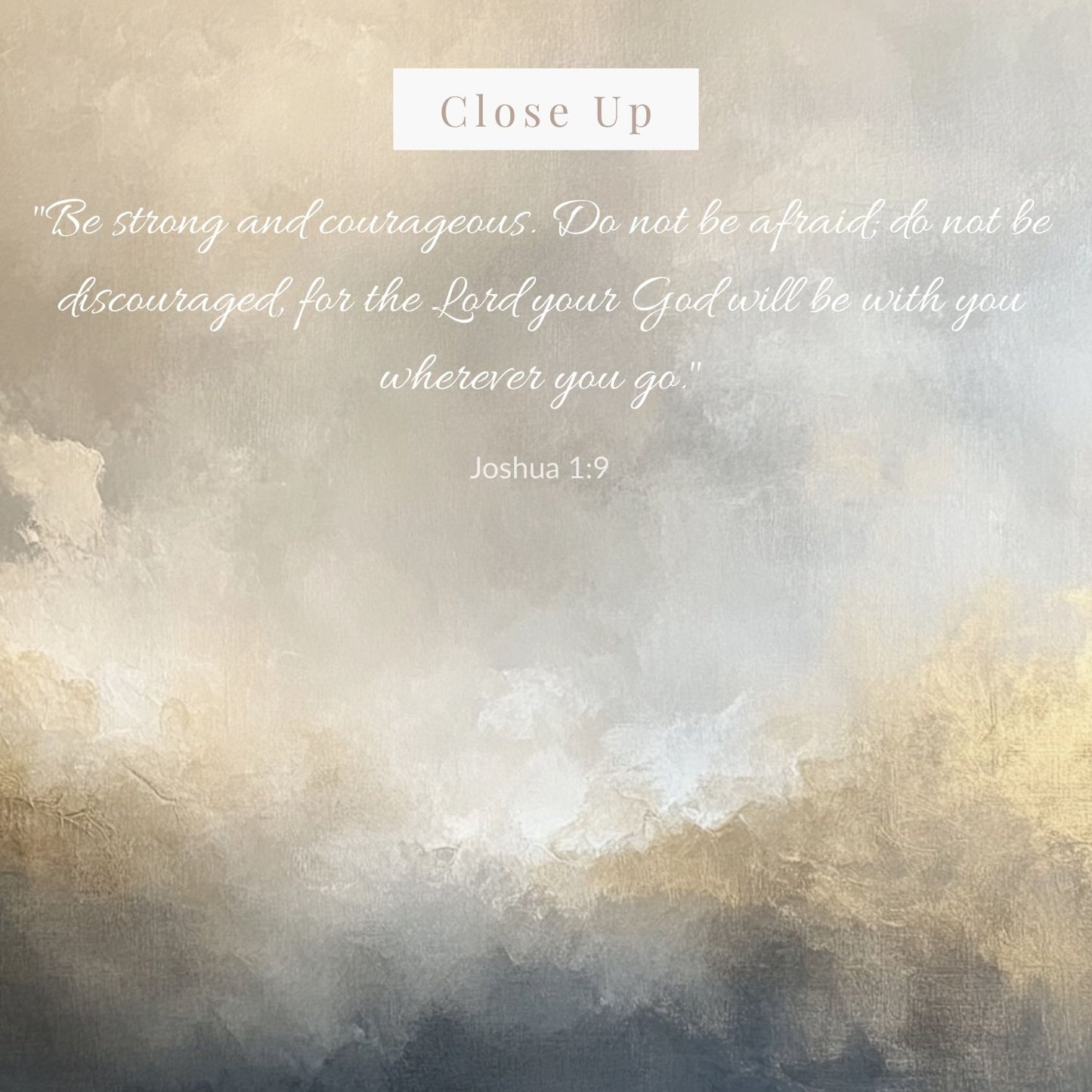 Courage in the Clouds | Canvas