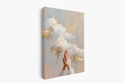 Hands Lifted to Heaven | Canvas