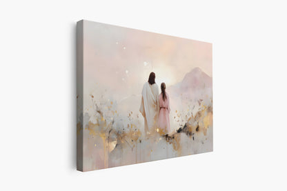 He Walks Beside You | Canvas
