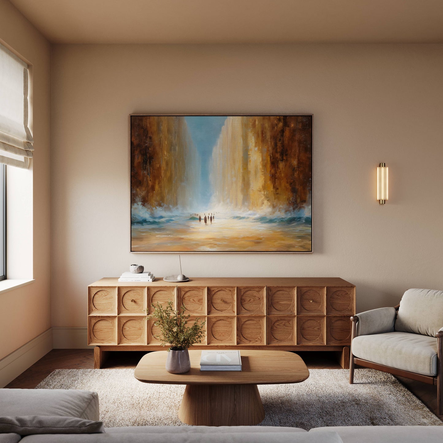Walk Through the Waters | Canvas