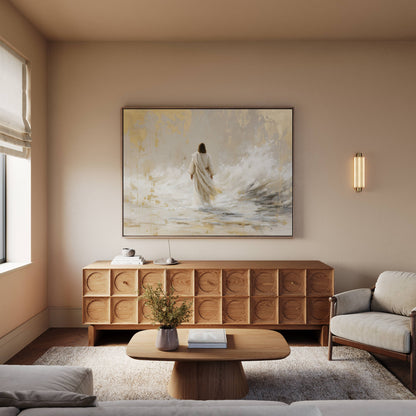 He Walked Upon the Storm | Canvas