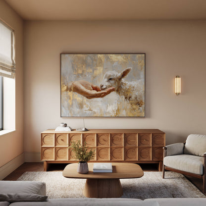 Safe in the Shepherd’s Care | Canvas
