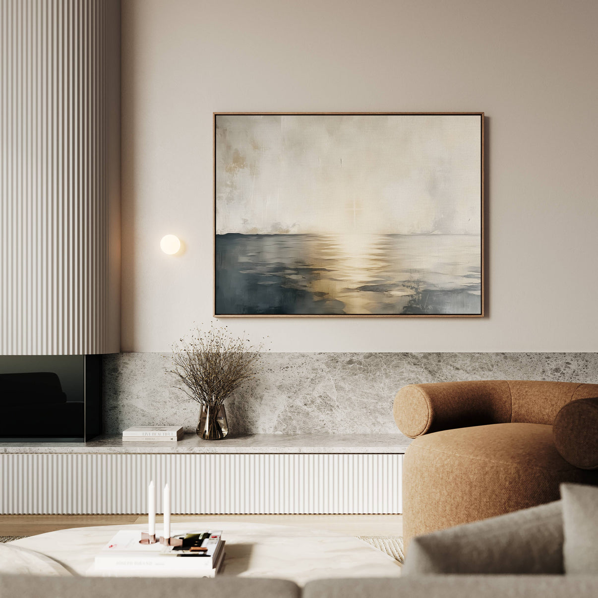 Calm Waters of His Promise | Modern Abstract Christian Wall Art ...