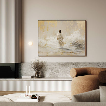 He Walked Upon the Storm | Canvas