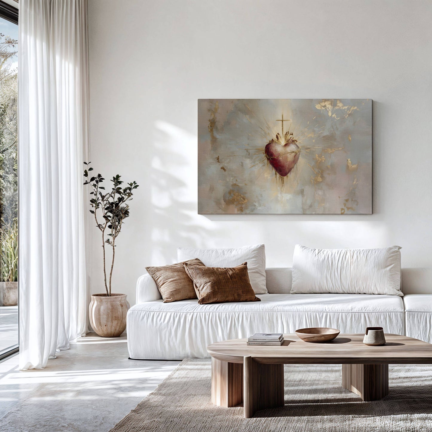 The Sacred Heart | Canvas
