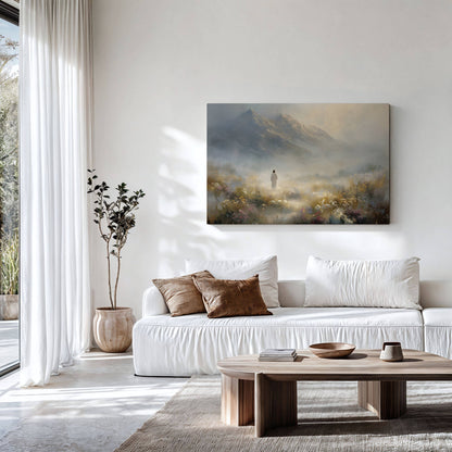 The Shepherd Among the Wildflowers | Canvas
